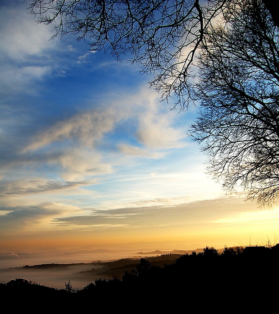 cornice di un alba