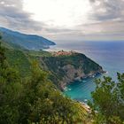 Corniglia und Manarola in der Ferne - Cinque Terre