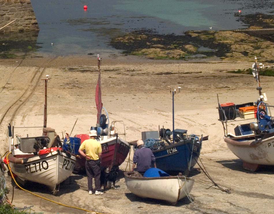 Cornish fishing boats