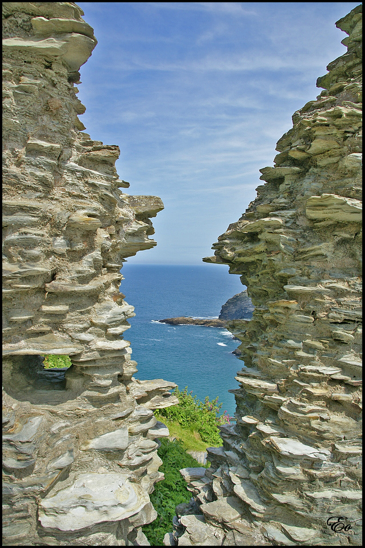 Cornwall III - Tintagel Castle ..oder das Fenster zum Meer