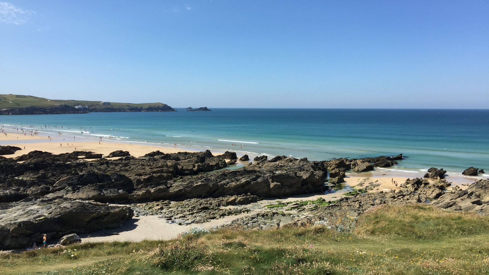 Cornwall Newquay beach