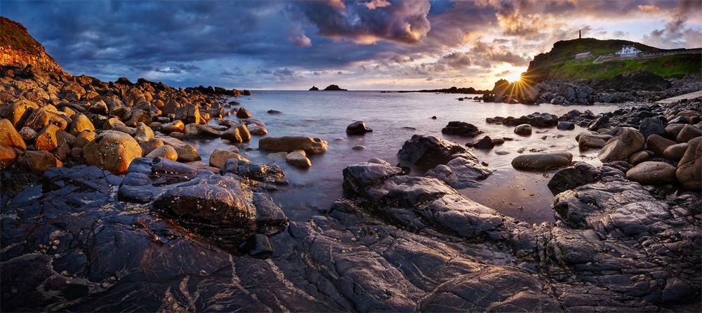 Cornwall - Priest Cove Panorama