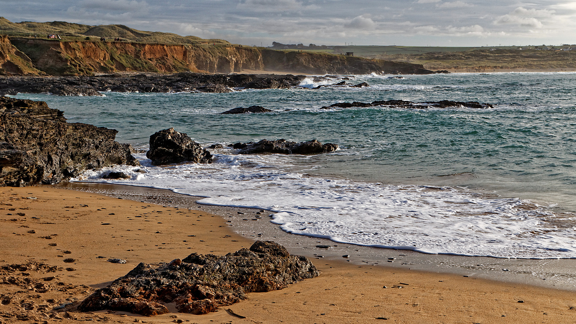 Cornwall - Sandstrand an der St. Ives Bucht