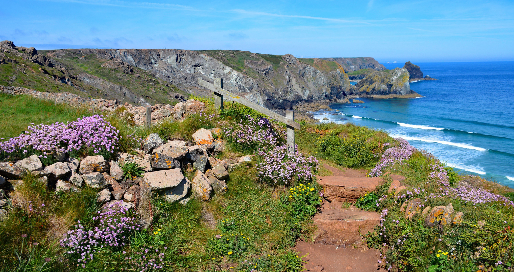 Cornwall - SW Coast Path near ...