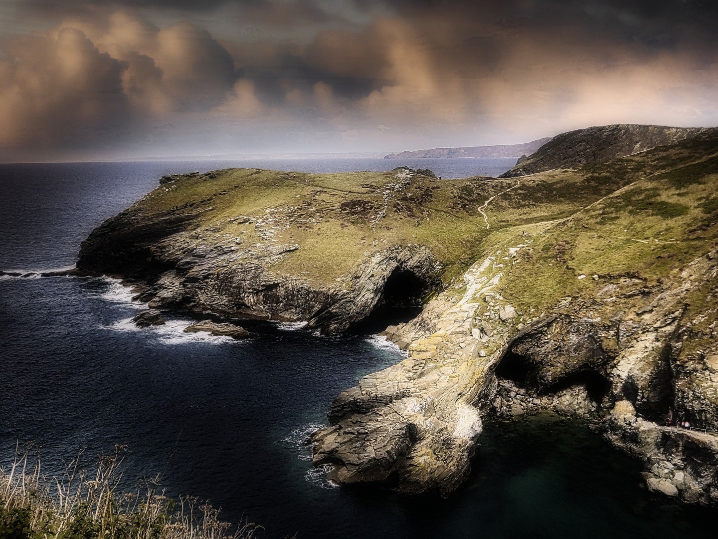 Cornwall - Tintagel - Merlins Höhle