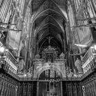 coro catedral de León b&w