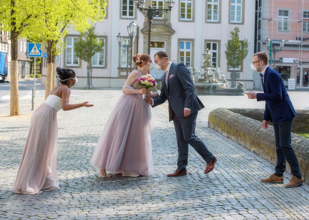 Corona-Hochzeit