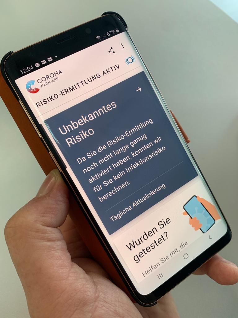 Corona-Warn-App Smartphone