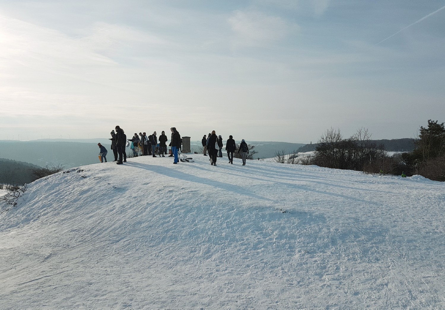 Corona-Winter, Wallfahrt zum Napoleonstein 2