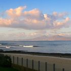 Corralejo: Blick auf Lanzarote am Abend