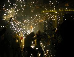 Correfoc en el Grand Hotel