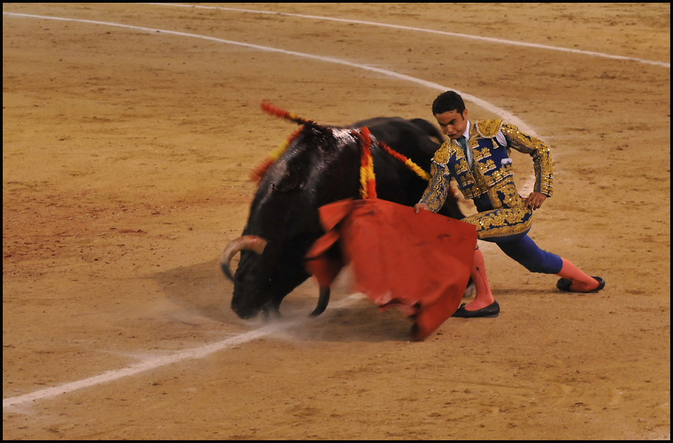 Corrida 21, dicht am Mann