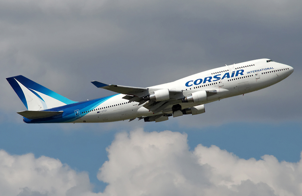 Corsair mal wieder zu Besuch in SXF mit ner 747