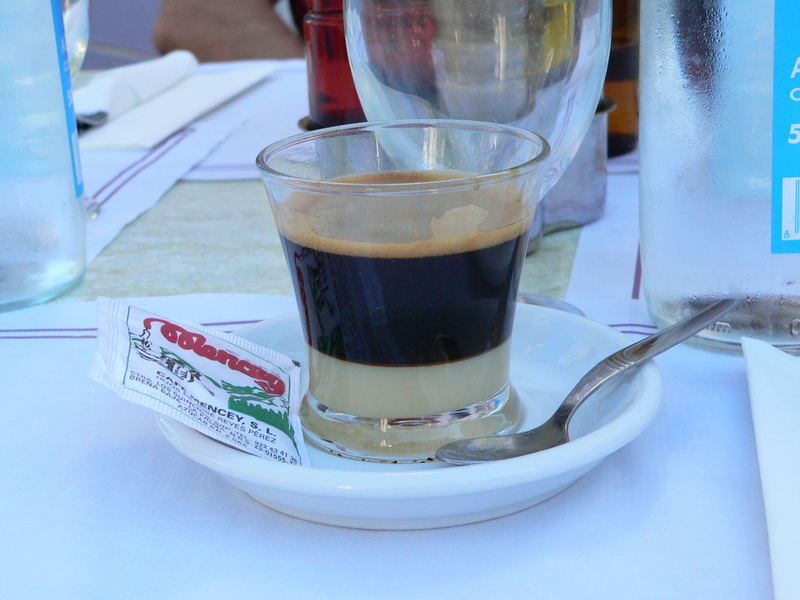 "Cortado", mein Lieblingskaffee auf La Palma