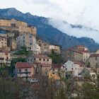 CORTE avec sa citadelle et son clocher ...