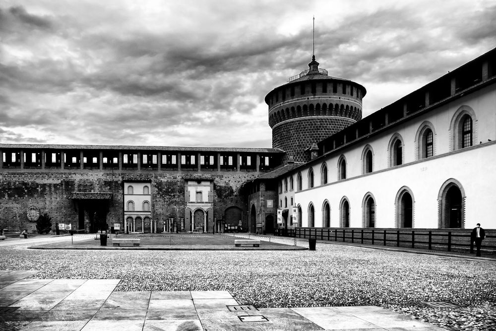 Corte del Castello Sforzesco, Milano