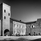 Cortile del castello di Novara