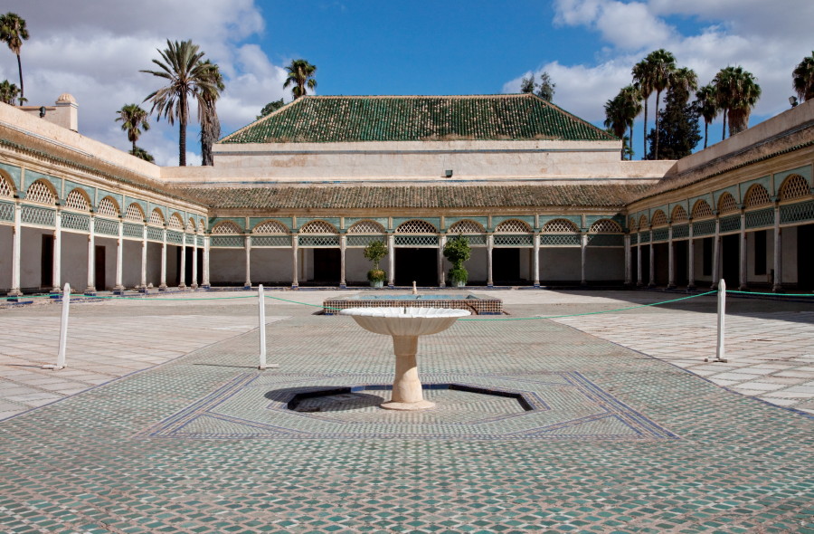 Cortile del palazzo Bahia, Marrakech