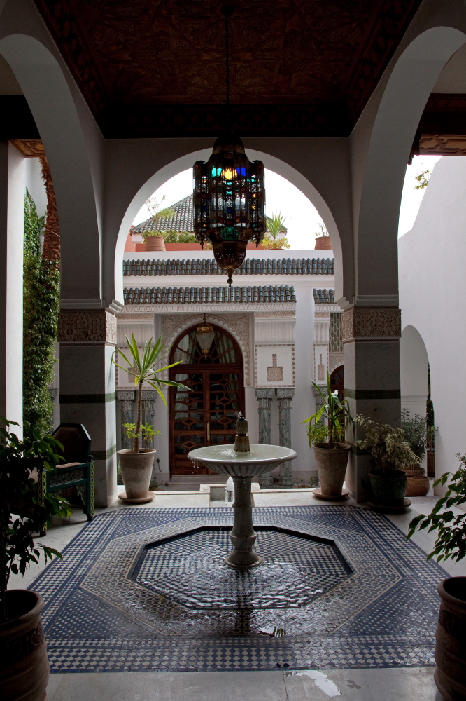 Cortile di un Riad, Marrakech