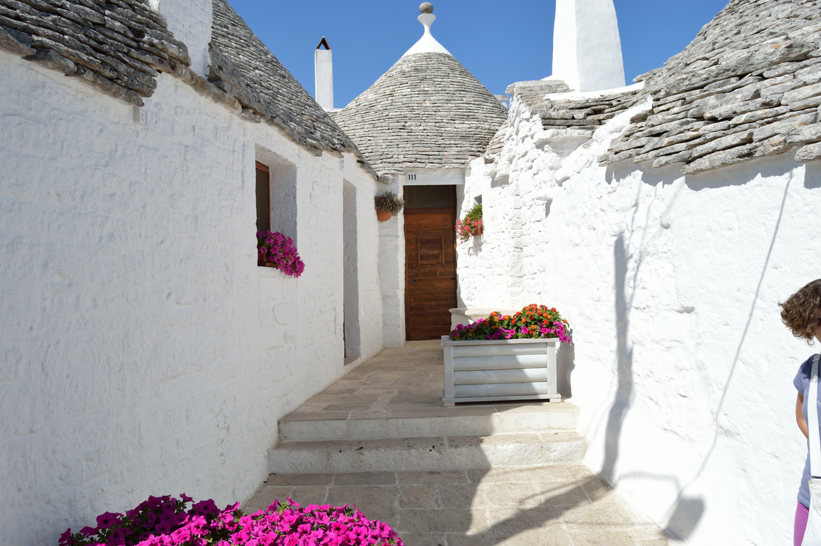 cortile di un trullo