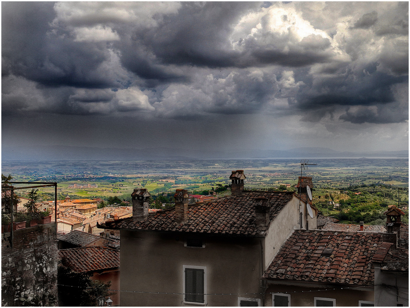 Cortona - sonnig bis bewölkt