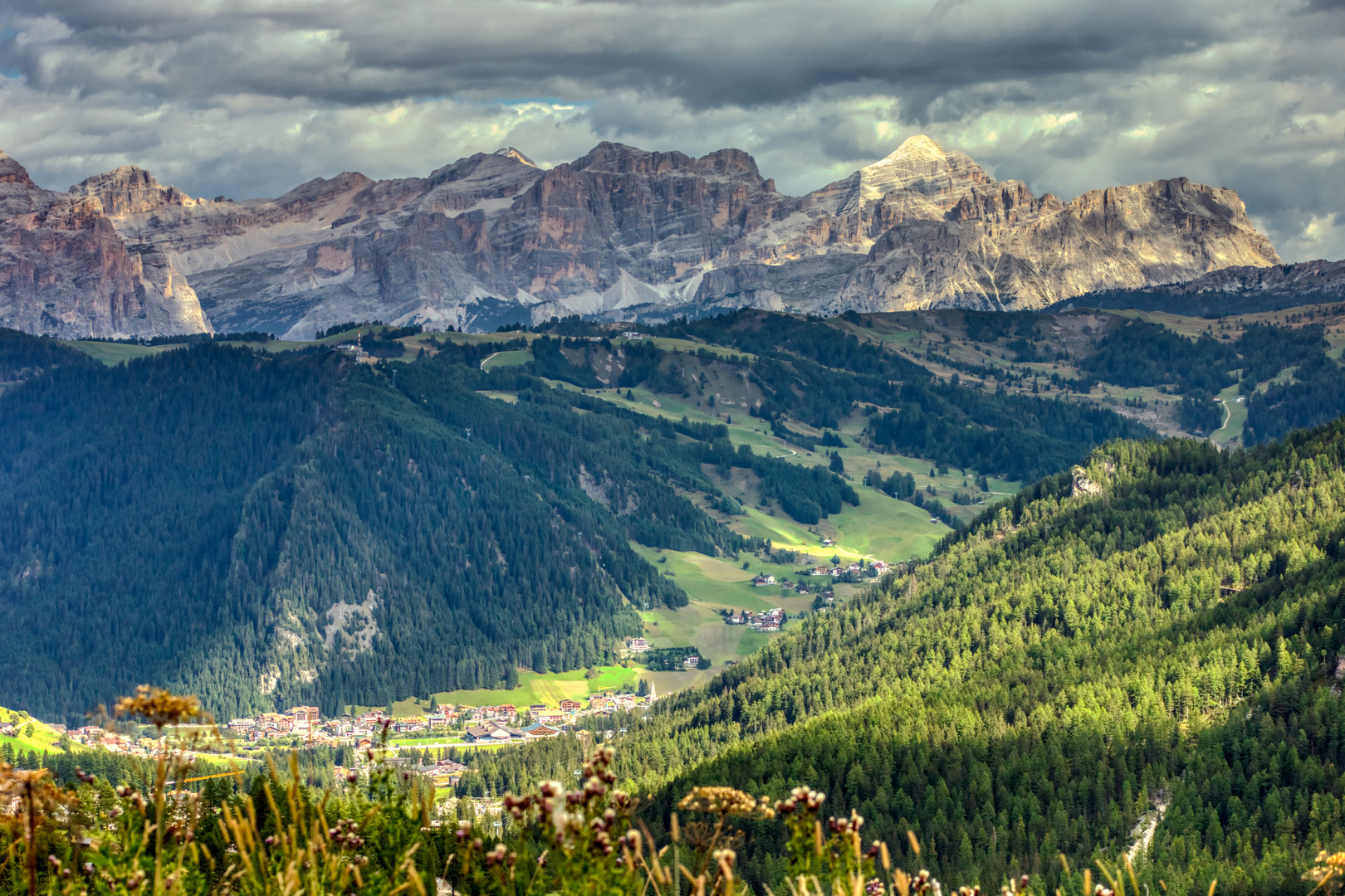 Corvara im Hochabteital.