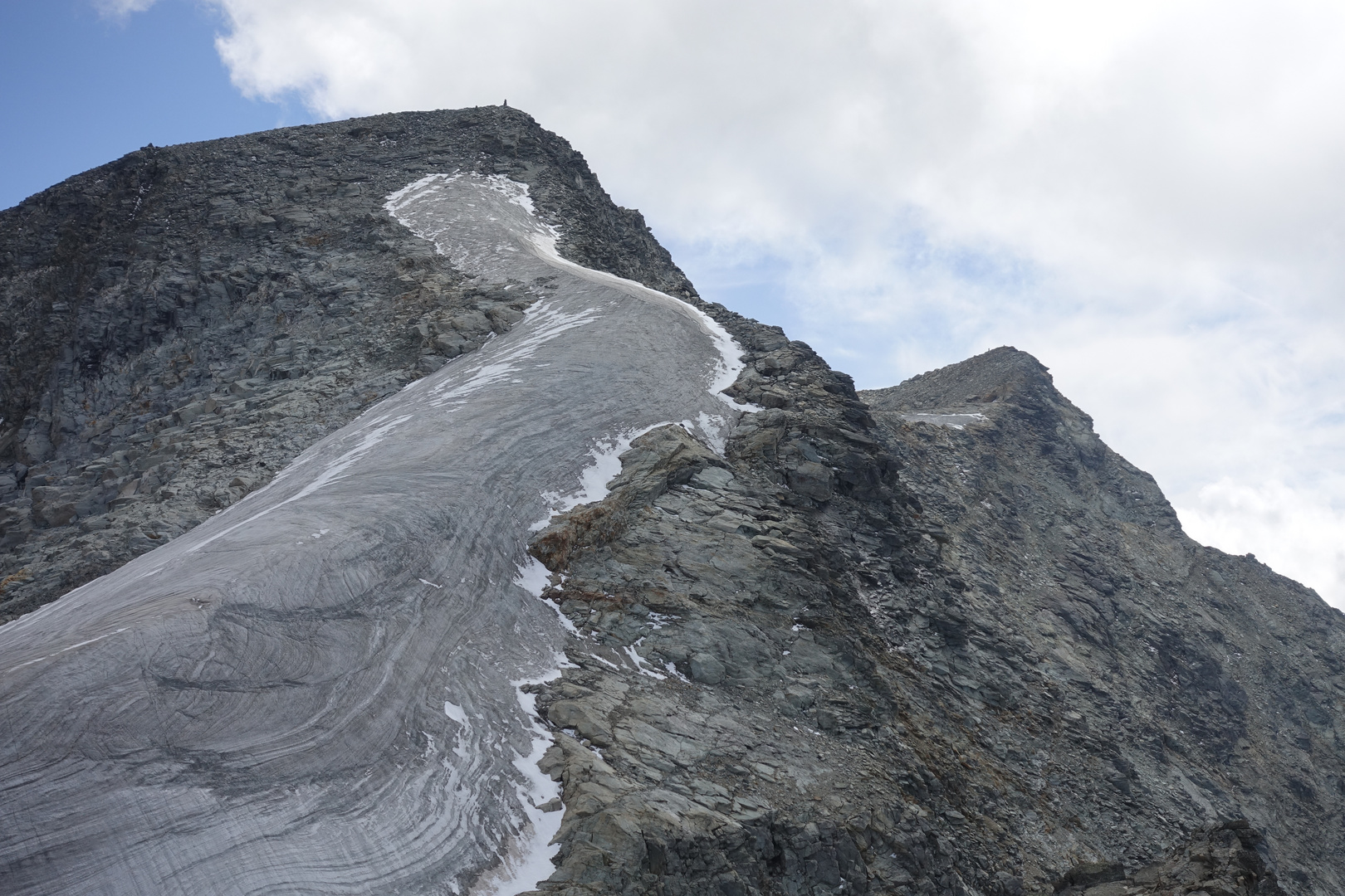 Corvatschgletscher 2018 von der Station