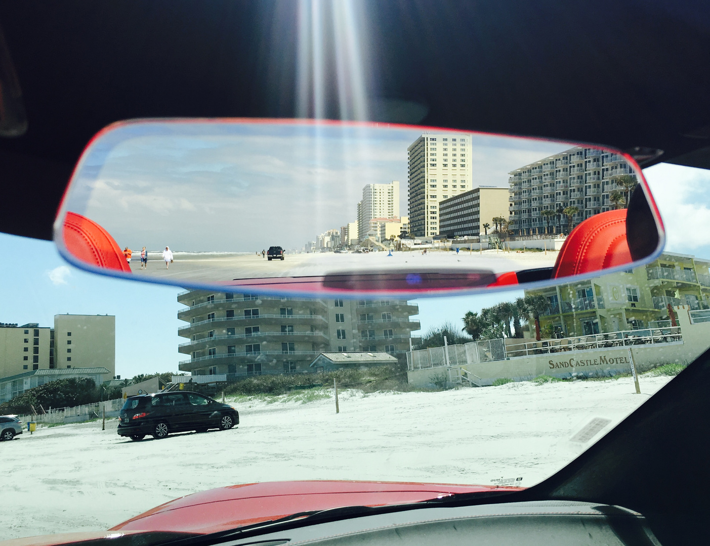 Corvette at daytona Beach 