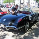 Corvette C1 Baujahr 59 ... Ein Traum in schwarz und rot