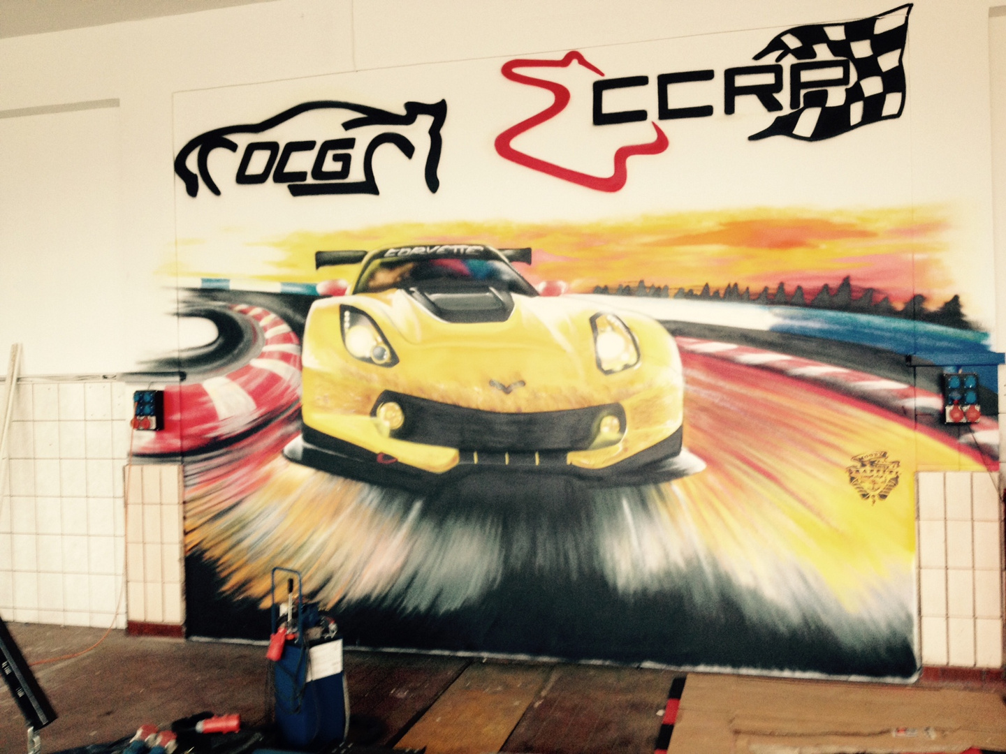 Corvette Graffiti Design @ CCRP CoolChevyRaceParts