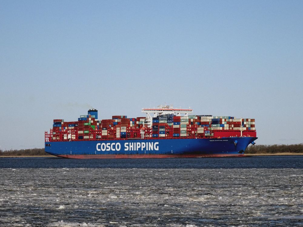 Cosco Shipping Aries Foto Bild Schiffe Und Seewege Motorschiffe Containerschiffe Bilder Auf Fotocommunity
