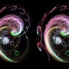 Cosmic Object N° 2 - 3D Fractal ( stereoscopic)