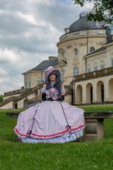 Cosplay vor Schloss Solitude