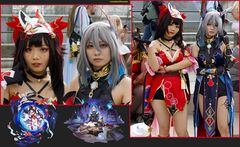 Cosplayer aus Asien