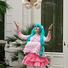 Cosplayer im Frankfurter Palmengarten