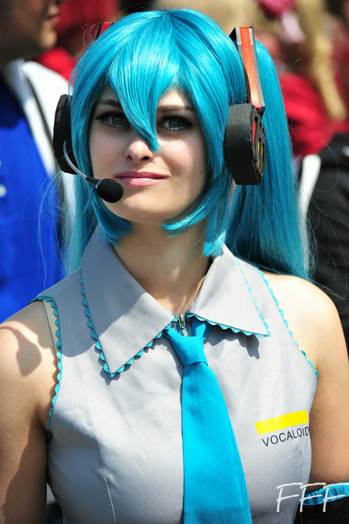 Cosplayerin..