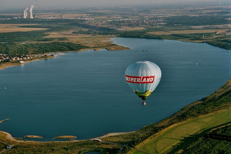 Cospudener See von oben