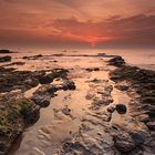 Costa asturiana al amanecer.