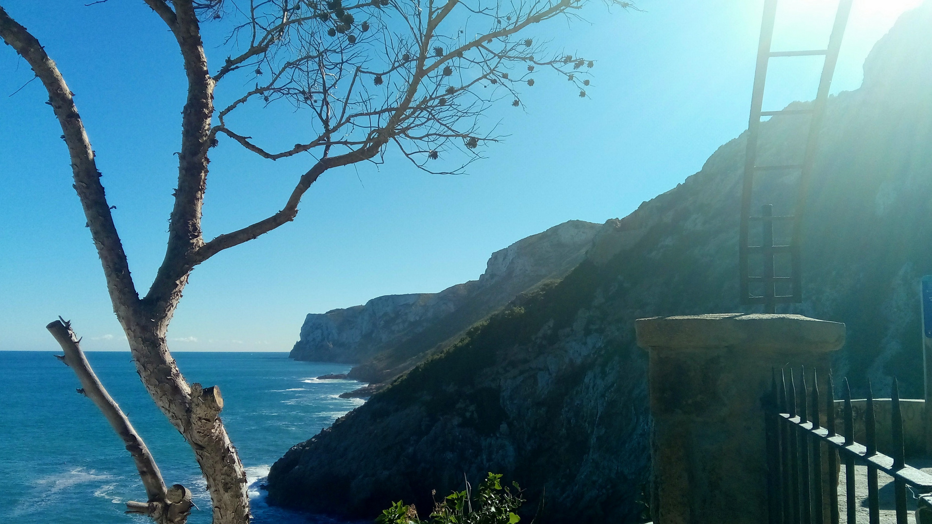 Costa del cabo de San Antonio en España Valenciana