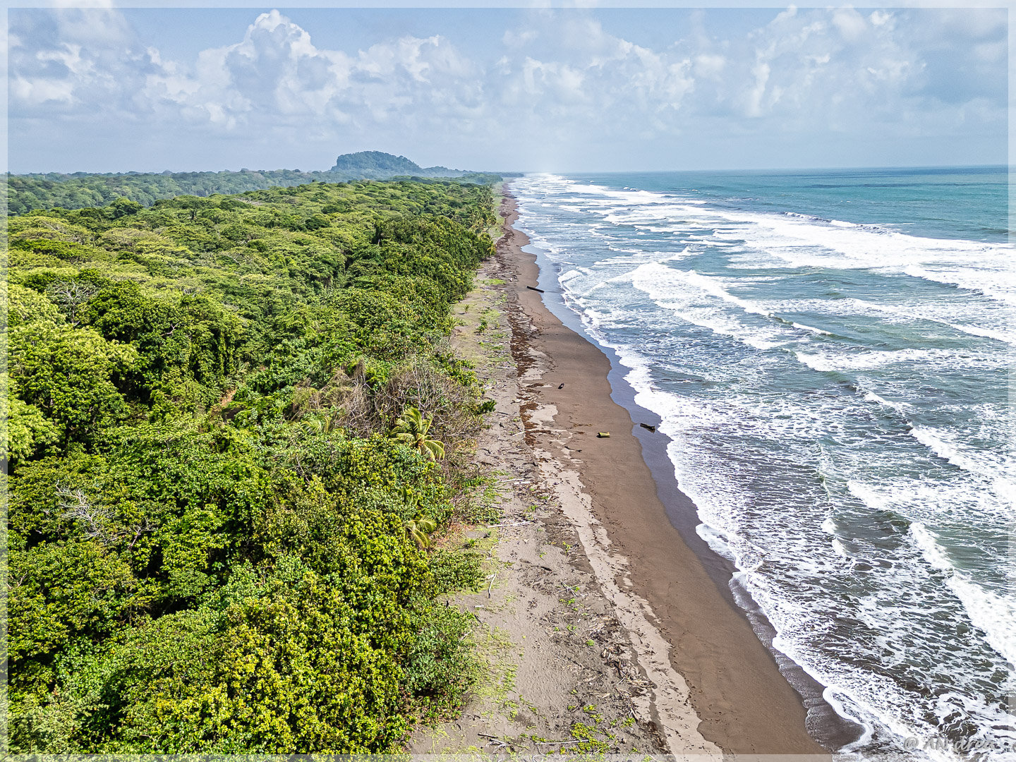 Costa Rica mit der Drohe Karibic Küste