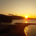 Costiera sorrentina-Meta di Sorrento: il fascino di un tramonto di fine inverno...