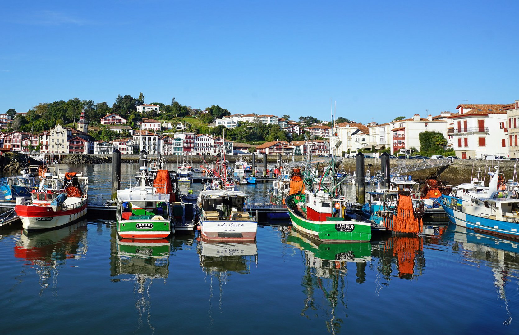 COTE BASQUE, CIBOURE, et le CLOE, en CARTE  POSTALE...