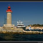 Côte d' Azur - Hafeneinfahrt St. Tropez