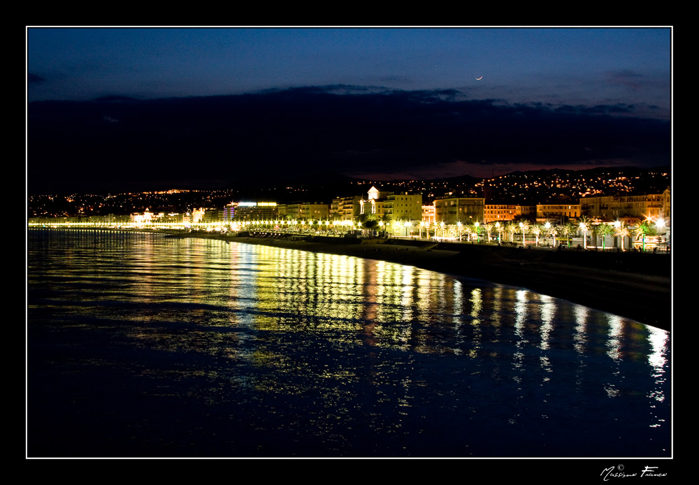 Côte d'Azur, al calar della sera.