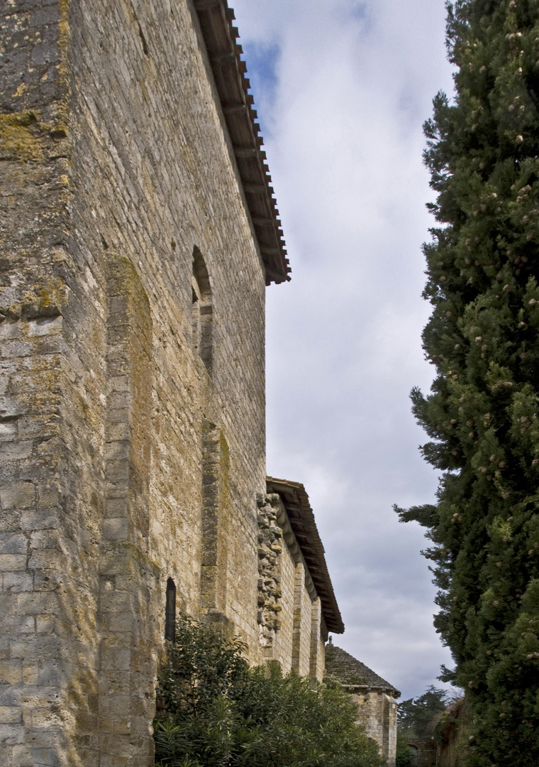 Côté sud de l’Eglise Sainte-Marie