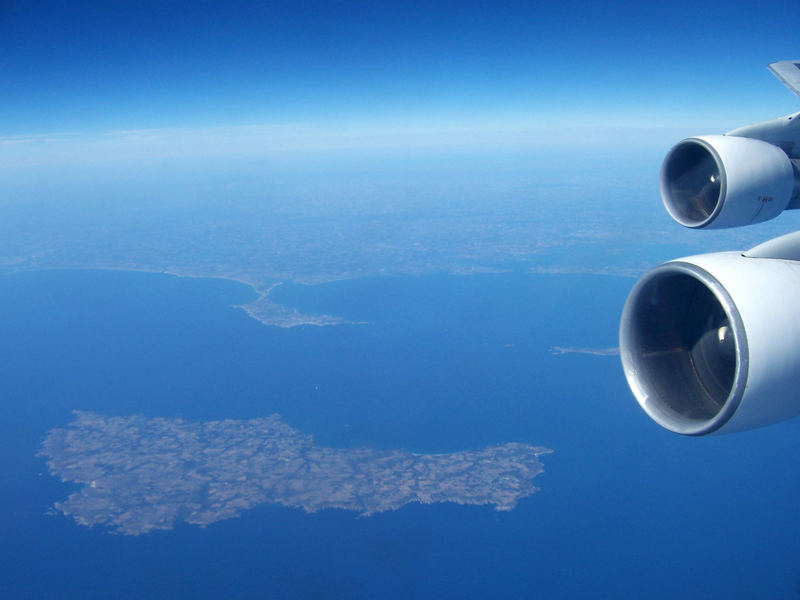 Côtes bretonnes vuent du Ciel