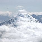 Cotopaxi aus dem Flugzeug