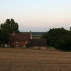 Cottage an Abendstimmung