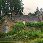 Cottage bei Cawdor Castle in den Highlands von Schottland