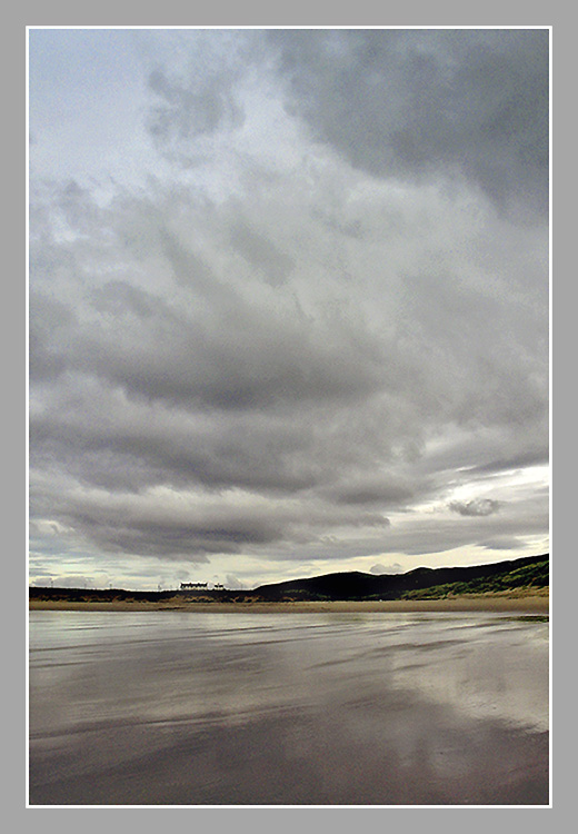 Cottage zwischen den Wolken, Machir Bay, Islay